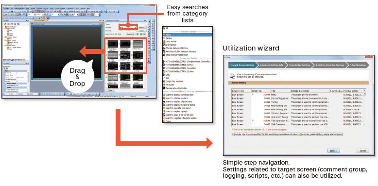 Utilize the past assets and sample screens
