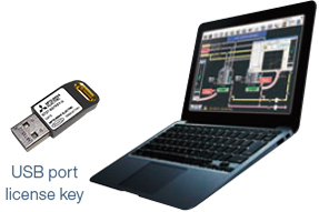 คีย์ใบอนุญาตพอร์ต USB