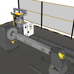 Plasma Cutting Cell with Track (OLP)